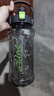 运动水杯子大容量装水壶塑料冷水凉水壶水瓶凉水杯壶健身便携防烫 黑色【加厚耐热防摔】 2.0L 大容量畅饮 实拍图