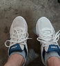 亚瑟士ASICS男鞋透气跑鞋运动鞋缓震舒适跑步鞋 GEL-CONTEND 4 米白色/蓝色 40.5 实拍图