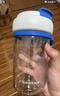 乐扣乐扣（LOCK&LOCK）磁弹杯 玻璃水杯泡茶杯磁吸茶水分离杯子男女户外便携 550mL深蓝 实拍图