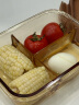 希乐扣饭盒微波炉加热专用碗上班族带饭餐盒玻璃保鲜盒分隔便当盒 【热销】三分隔1040ml+包+餐具 实拍图