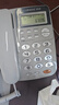 中诺摇头办公室坐式固定电话机家用有线固话座机式免电池来电显示商务办公免提W529白色 实拍图