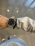 Apple/苹果 Watch Series 10 智能手表GPS款42毫米玫瑰金色铝金属表壳淡桃粉色运动型表带S/M MX1R3CH/B 实拍图