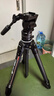 科漫碳纤维三脚架 相机三脚架摄影摄像机支架液压云台旅拍金属板扣户外专业多功能便携三角架 实拍图
