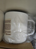 无印良品（MUJI）不锈钢双层马克杯 大容量男女办公学生水杯茶杯咖啡杯 白色 380ml 实拍图