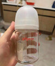 贝亲（Pigeon）玻璃奶瓶宽口径防胀气160ml S号奶嘴 1月+ AA186  实拍图