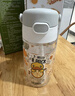 膳魔师（THERMOS）塑料杯tritan材质成人儿童学生吸管水杯子小黄鸭联名款 BBSE420ml 实拍图