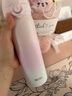 膳魔师（THERMOS）保温杯大容量水杯儿童男女士杯子情侣不锈钢生日礼物定制刻字JNL 316L不锈钢-初桃粉 500ml 实拍图