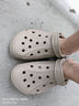 卡骆驰crocs洞洞鞋贝雅男鞋女鞋轻便耐磨一脚蹬拖鞋休闲鞋|10126 卵石色-2V3 41 /42(260mm) 实拍图