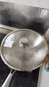 美厨（maxcook）304不锈钢炒锅 带盖锅具32cm三层钢锅 电磁炉燃气炉通用MCGU-YY32 实拍图