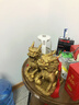 黄铜麒麟摆件一对黄铜八卦公母财富镇宅客厅装饰品店铺开业送礼 【一对】黄铜麒麟7CM高 实拍图