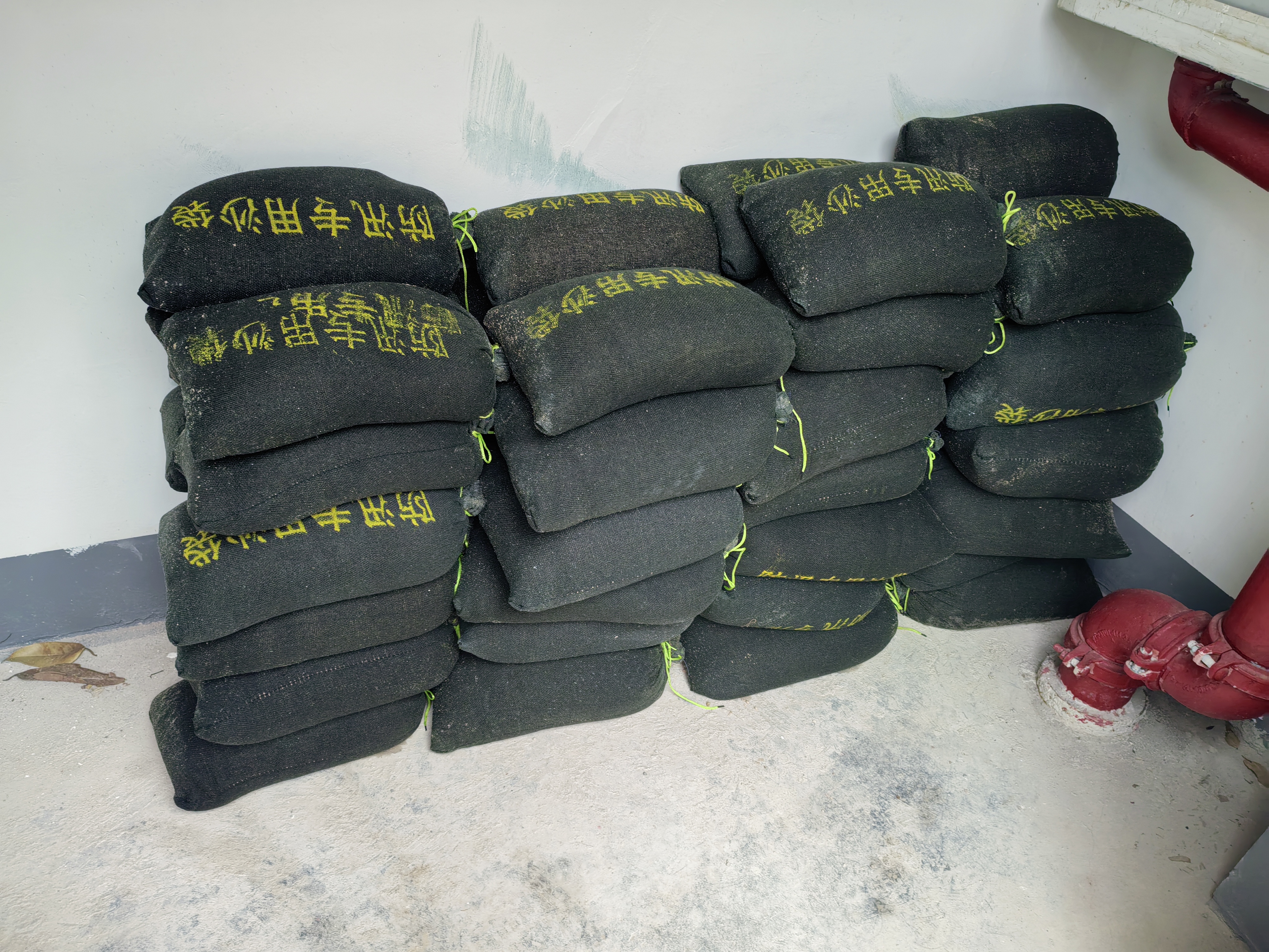 鸣固防汛沙袋防水抗洪专用沙袋应急救援抢险救灾防洪物业消防地下室防积水堵漏沙包25*50cm 10条装（不含沙） 实拍图