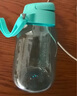 特百惠（Tupperware）嘟嘟企鹅350ML塑料杯夏季儿童可爱水杯子男女学生带提绳 碧海蓝 实拍图