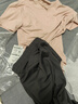 骆驼（CAMEL）户外晨跑运动服女休闲短袖两件套装 Y23BA0L6059C5 阳光粉 L 实拍图