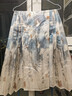 罗蒙女童马面裙汉服国风新中式儿童套装端午演出服 天青色 套装  140 实拍图