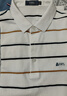 杉杉（FIRS）条纹翻领短袖T恤男2026夏季新款弹力清爽舒适POLO减龄t恤衫631 本白 L (175) 实拍图