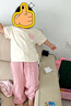 嘟嘟家宝宝套装夏季男童短袖长裤两件套女童防蚊裤夏款儿童装 粉色 100 实拍图