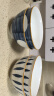 京东京造 餐具套装 乔迁之喜陶瓷家用陶瓷汤碗饭碗 青禾 面碗6英寸*4 实拍图