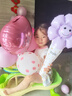 多美忆生日场景布置女孩生日气球儿童道具氛围装饰快乐桌飘装扮粉色套餐 实拍图