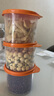 特百惠（Tupperware）迷你圆形600ml保鲜盒坚果零食水果收纳盒食品级冰箱冷藏储物盒 实拍图