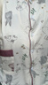 sohiwoo春夏款孕妇月子服哺乳睡衣孕妇睡衣产妇哺乳怀孕期产后家居服女 180G紫色小兔【月子服】带哺乳口 L 实拍图