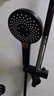 箭牌（ARROW）【政府补贴】手持花洒头增压淋浴手持单花洒莲蓬喷头硅胶出水孔 按键三档增压【单件-B款黑色】 实拍图
