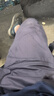 【纯棉耐穿】夏季男士七分裤爸爸短裤宽松休闲中裤薄大裤衩 8817深灰色 4XL [165斤-190斤] 实拍图