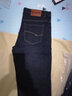 罗蒙（ROMON）牛仔裤男春季新款直筒百搭商务休闲裤中青年宽松弹力男裤 208黑色【常规款】 32 （2尺5） （适合125-135斤） 实拍图