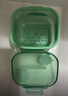 严迪牙套收纳清洗盒 便携式保持器假牙浸泡盒杯收纳盒 正畸牙齿矫正盒 浸泡收纳盒绿（牙套保持器假牙） 实拍图