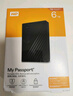 西部数据（WD）2TB 移动硬盘 USB3.0 My Passport随行版2.5英寸 黑 机械硬盘 笔记本电脑外接 大容量加密存储 实拍图