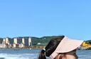 如山儿童防晒帽户外遮阳太阳帽男女童婴儿宝宝空顶帽鸭舌沙滩帽子 实拍图