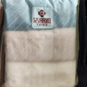 洁丽雅（Grace）新疆长绒棉纯棉毛巾抗菌擦脸洁面巾三条 白粉蓝 115g/条 实拍图