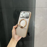 路杰森适用苹果16手机壳磁吸壳iPhone16promax散热镜头全包苹果15防摔支架大视窗13pm高级感ip14男女12 【沙漠金】Magsafe磁吸-自带镜头膜-送钢化膜 苹果16 ProMax 实拍图