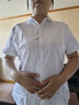 高绅风度短袖衬衫女士衬衣夏季商务修身职业正装白色免烫工装通勤工作服 方·领纯白色【到货快】 42 /5XL码 实拍图