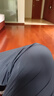 KELME /卡尔美春秋运动长裤男休闲纯色直筒针织卫裤跑步训练运动裤 黑色【印花LOGO】 L 175 实拍图