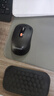 联想（Lenovo） 无线蓝牙双模鼠标 便携办公鼠标 人体工程学设计 适用台式机一体机笔记本平板 Howard黑色 实拍图