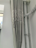 现代简约遮光窗帘加厚卧室窗帘客厅阳台隔断帘窗帘（不带杆） 郁金香-天蓝色 宽3米*2.2米高一片【打孔款】 实拍图
