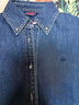 Navigare意大利小帆船女士长袖衬衫牛仔外套全棉衬衣2333003505 蓝 L  实拍图