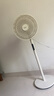 美的（Midea）【劲风酷爽】七叶轻音柔风电风扇家用遥控落地扇台式桌面小型风扇大风力节能立式摇头电扇 SAH30BK 实拍图