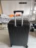 左汀行李箱拉杆箱加厚结实抗摔旅行箱登机箱大容量男女学生密码箱皮箱 黑色【加厚抗压板材+防撞铝合金包角】 28英寸 需托运，容量约97L，适合10-15天出行 实拍图
