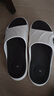 361°拖鞋男女AG运动凉鞋软弹耐磨居家防滑运动拖鞋涉水情侣拖鞋沙滩鞋 羽毛白/乌黑色平【女】 38 实拍图