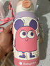 babycare儿童保温杯水杯水壶吸管杯大宝宝学饮杯316不锈钢三合一上学600ml 实拍图