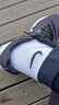 耐克(NIKE)袜子男子 速干透气篮球袜 短袜三双装SX7677-100白L 实拍图