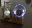 DEERC音乐盒水晶球飘雪八音盒3-6-14岁创意沙漏摆件男女孩新年生日礼物 复古铁塔【沙漏+音乐底座+灯光】 实拍图