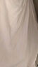 无印良品（MUJI）女式 强捻 抽褶裙 长半身裙女裙子女装格子裙25年夏季BE1VEC5S 米白色 S （155/62A） 实拍图