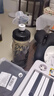 洛克兄弟（ROCKBROS） 自行车水壶架PC塑料超轻山地车水壶架骑行水杯支架骑行装备 黑色+透明水壶600ml（送防尘盖） 实拍图