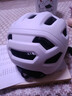 塔斯队长自行车骑行头盔一体成型空气动力安全帽男女通勤山地公路车装备 典雅白 L码（头围：58-62cm） 实拍图