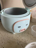 美的（Midea）迷你电饭煲微压 小型家用电饭煲1-2人电饭锅家用1-2-3个人用宿舍萌趣多功能煲汤煮饭煮粥不粘内胆 【一键煮饭】防粘内胆 1.6L 老人/小孩都会用 实拍图