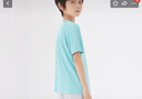 361°儿童速干短袖2025夏季男女中大童轻薄透气t恤logo短袖t恤青蓝150 实拍图
