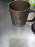 【采销推荐】宜兴紫砂杯手工个人带盖陶瓷茶杯大容量家用泡茶杯子 松鹤延年 550ml 1只 实拍图