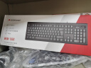 双飞燕（A4TECH) WK-100 有线键盘 办公打字用薄膜键盘笔记本外接台式电脑通用键盘104键 USB接口 黑色 实拍图